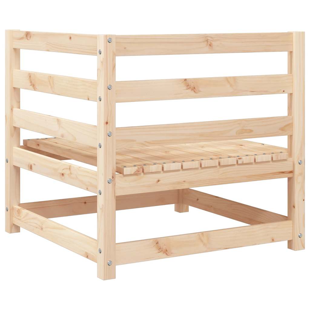 vidaXL Garten-Ecksofa Massivholz Kiefer
