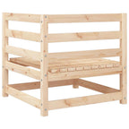 vidaXL Garten-Ecksofa Massivholz Kiefer