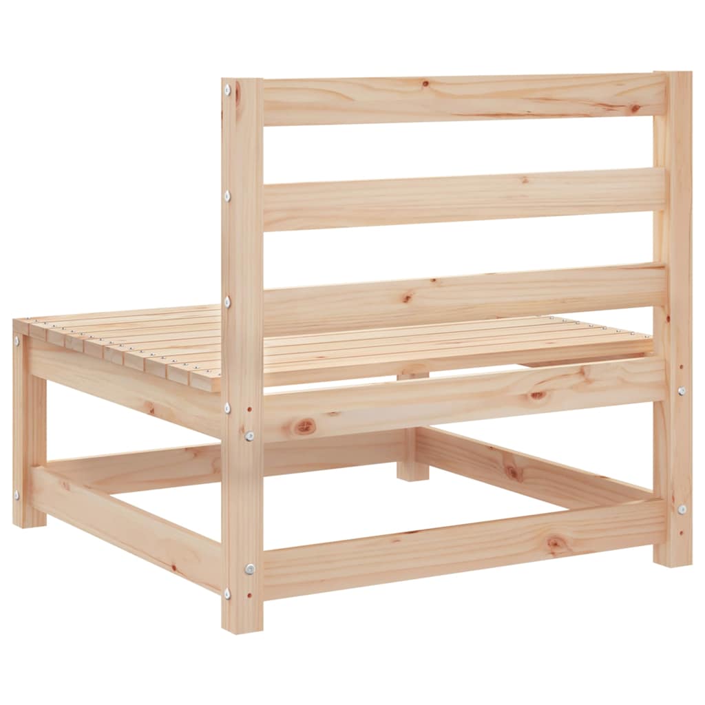 vidaXL Garten-Mittelsofa Massivholz Kiefer
