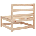 vidaXL Garten-Mittelsofa Massivholz Kiefer