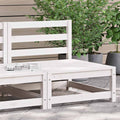 vidaXL Garten-Mittelsofa Massivholz Kiefer
