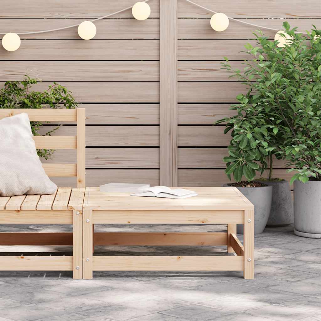 vidaXL Gartenhocker 70x70x30 cm Massivholz Kiefer