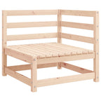 vidaXL Garten-Ecksofas 2 Stk. Massivholz Kiefer