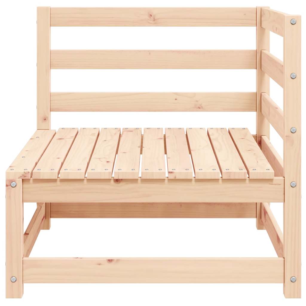 vidaXL Garten-Ecksofas 2 Stk. Massivholz Kiefer