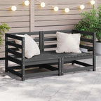vidaXL Garten-Ecksofas 2 Stk. Massivholz Kiefer
