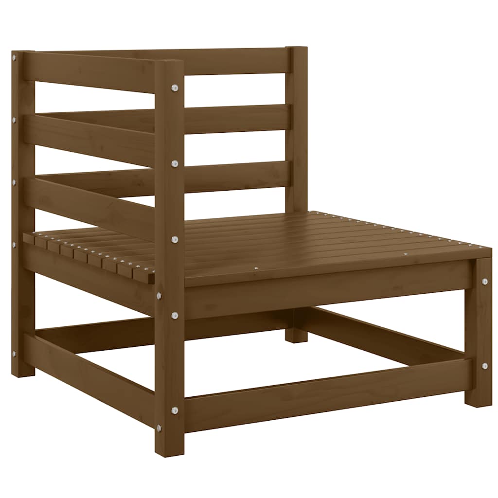 vidaXL 2-tlg. Garten-Lounge-Set Honigbraun Massivholz Kiefer