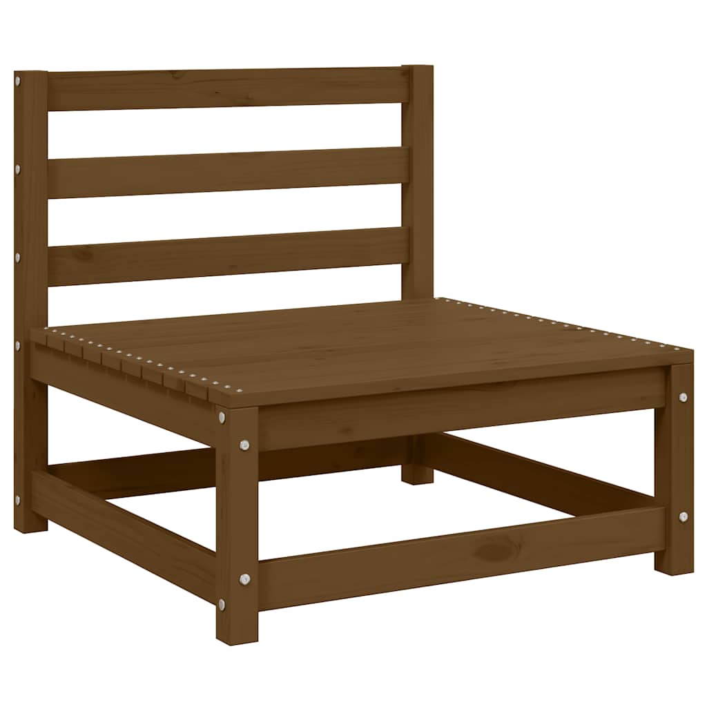 vidaXL 2-tlg. Garten-Lounge-Set Honigbraun Massivholz Kiefer