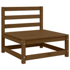 vidaXL 2-tlg. Garten-Lounge-Set Honigbraun Massivholz Kiefer