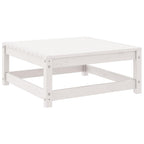 vidaXL 3-tlg. Garten-Lounge-Set Weiß Kiefer Massivholz