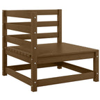 vidaXL 3-tlg. Garten-Lounge-Set Honigbraun Massivholz Kiefer