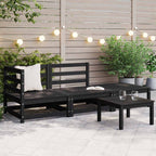 vidaXL 3-tlg. Garten-Lounge-Set Massivholz Kiefer