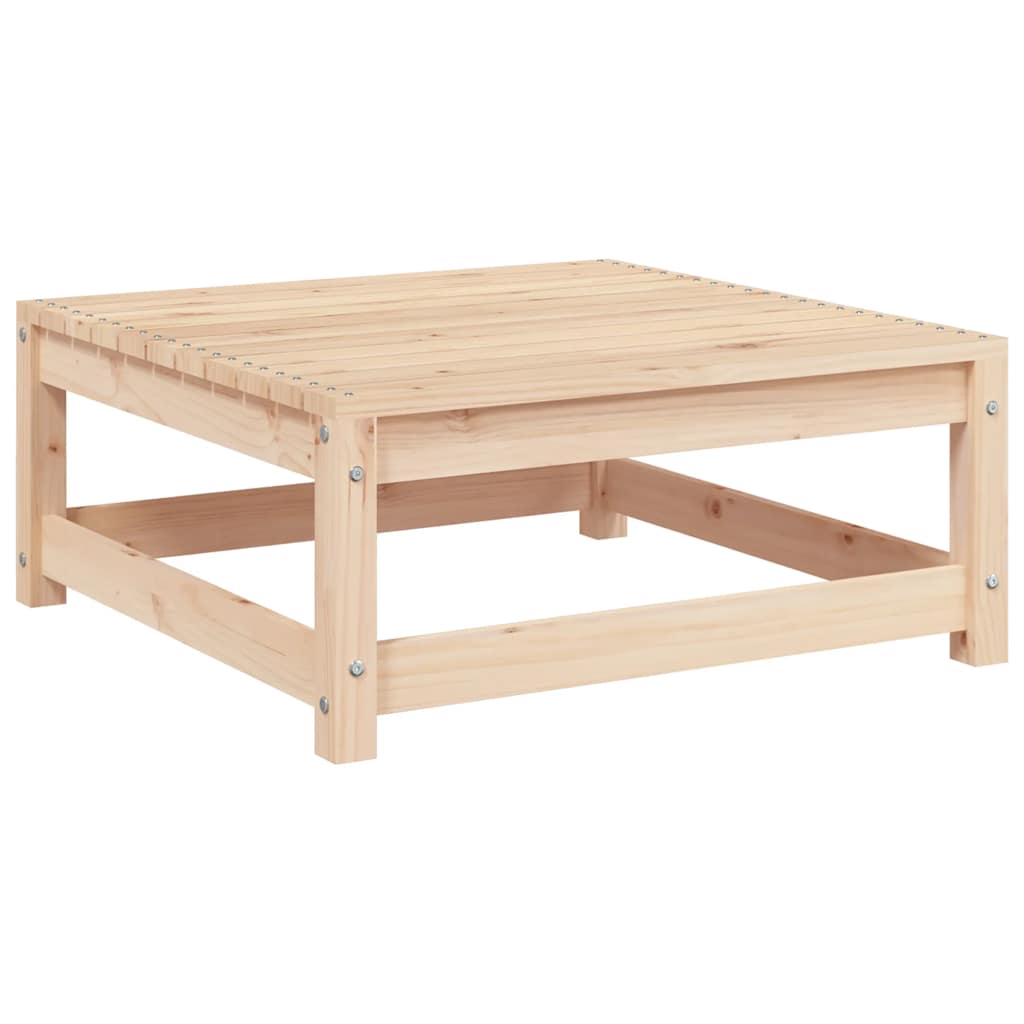 vidaXL Gartenhocker mit Kissen 2 Stk. Massivholz Kiefer