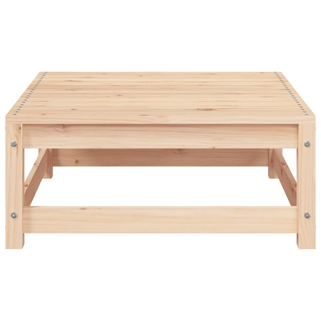 vidaXL Gartenhocker mit Kissen 2 Stk. Massivholz Kiefer