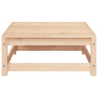 vidaXL Gartenhocker mit Kissen 2 Stk. Massivholz Kiefer