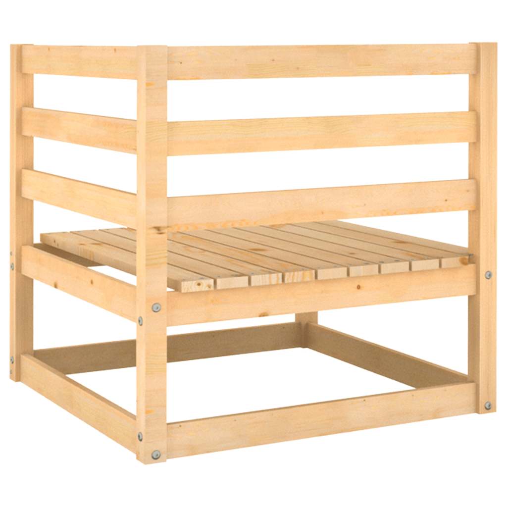 vidaXL 2-tlg. Garten-Lounge-Set mit Kissen Kiefer Massivholz