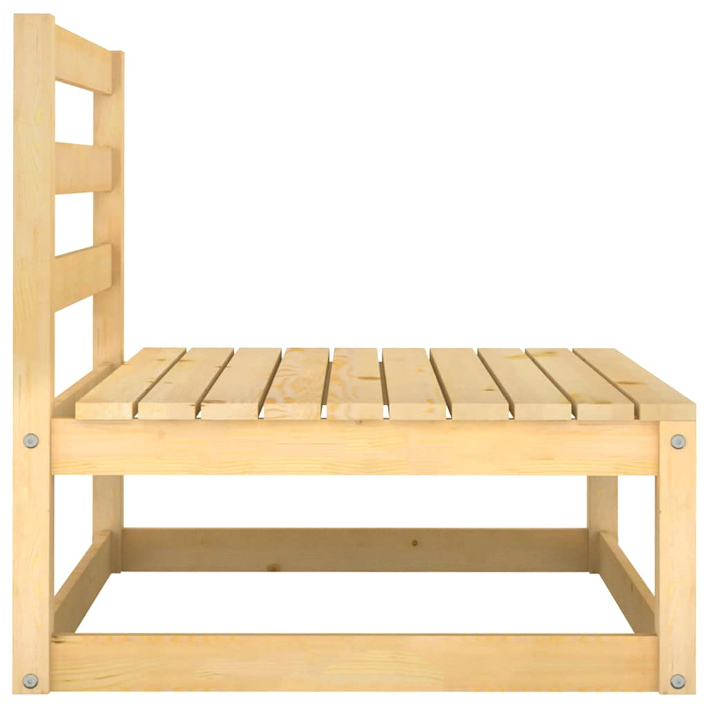 vidaXL 3-tlg. Garten-Lounge-Set mit Kissen Kiefer Massivholz