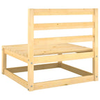 vidaXL 3-tlg. Garten-Lounge-Set mit Kissen Kiefer Massivholz