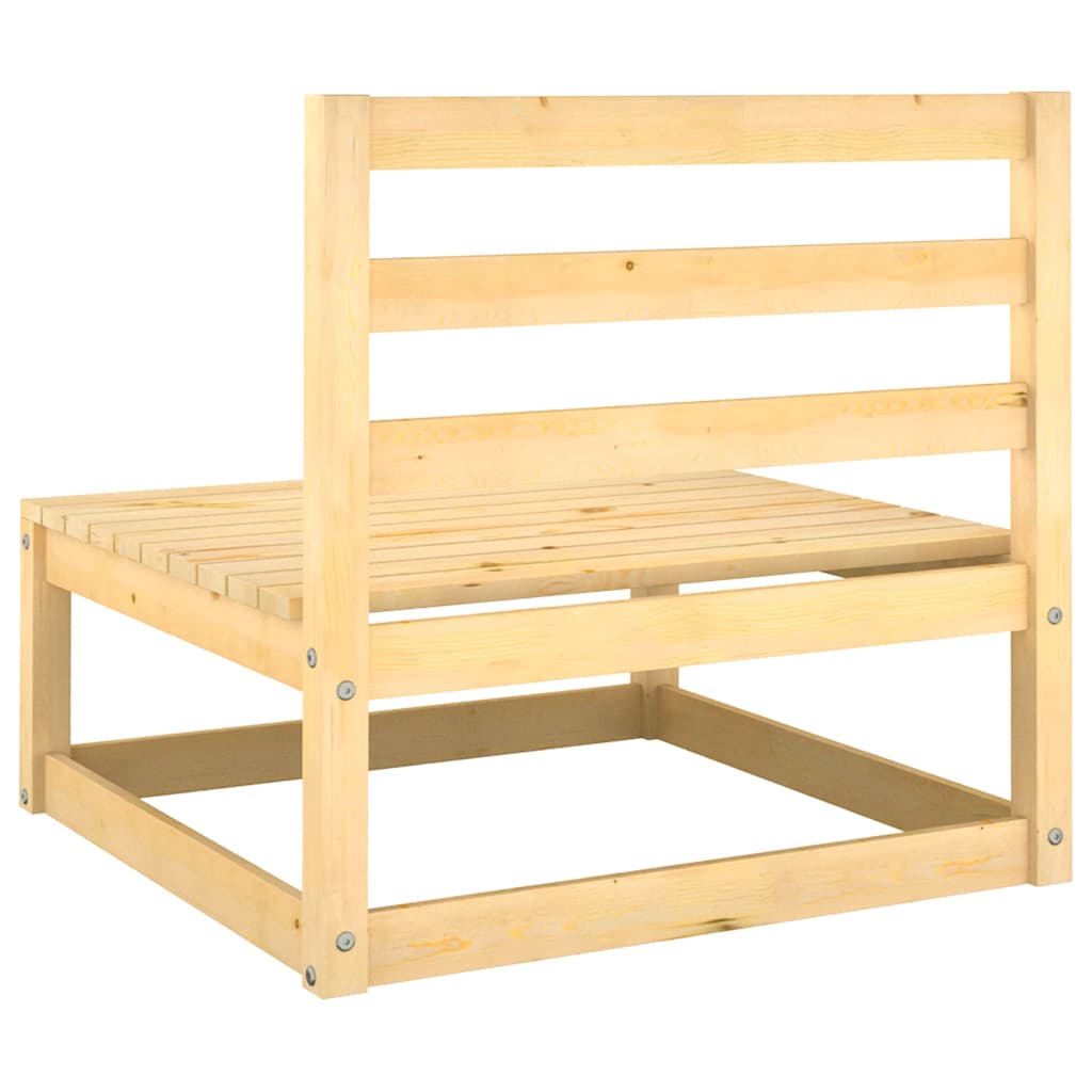 vidaXL 3-tlg. Garten-Lounge-Set mit Kissen Kiefer Massivholz