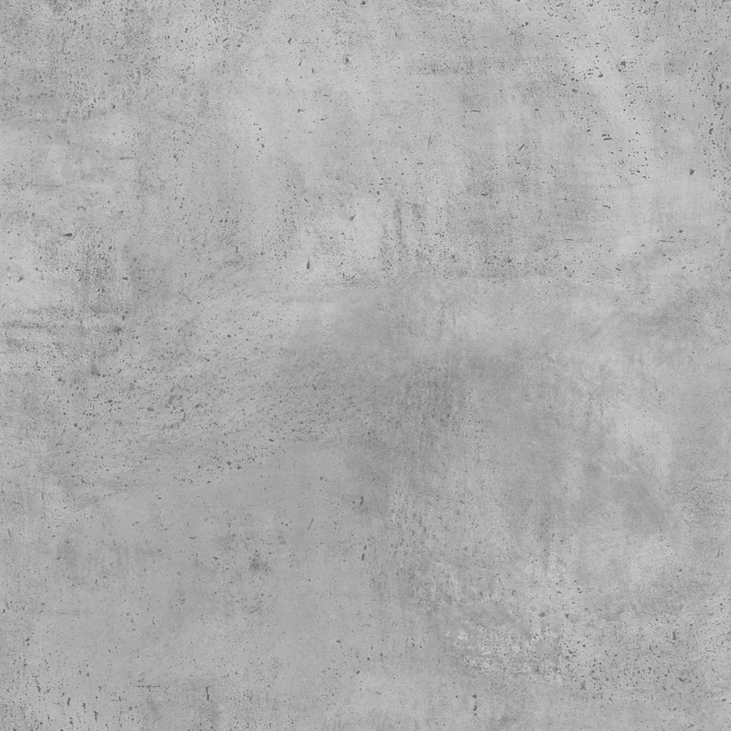 vidaXL Nachttisch mit Metallbeinen Betongrau 40x30x50 cm