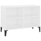 vidaXL TV-Schrank mit Metallbeinen Weiß 69,5x30x50cm