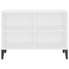 vidaXL TV-Schrank mit Metallbeinen Weiß 69,5x30x50cm