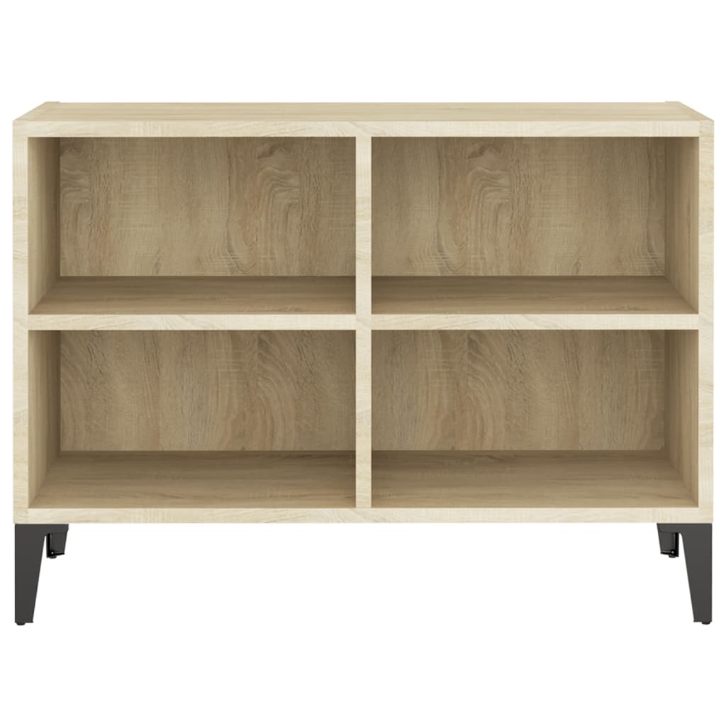 vidaXL TV-Schrank mit Metallbeinen Sonoma-Eiche 69,5x30x50cm