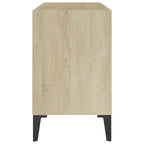 vidaXL TV-Schrank mit Metallbeinen Sonoma-Eiche 69,5x30x50cm