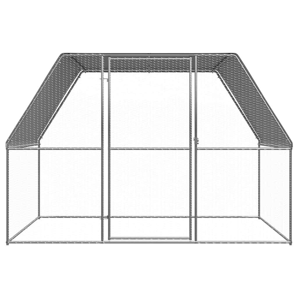 vidaXL Outdoor-Hühnerkäfig 2x2x2 m Verzinkter Stahl