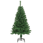 vidaXL Künstlicher Weihnachtsbaum mit Dicken Zweigen Grün 120 cm PVC