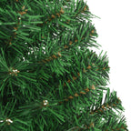 vidaXL Künstlicher Weihnachtsbaum mit Dicken Zweigen Grün 120 cm PVC