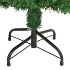 vidaXL Künstlicher Weihnachtsbaum mit Dicken Zweigen Grün 120 cm PVC