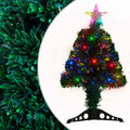 vidaXL Vorbeleuchteter Weihnachtsbaum mit Ständer und LED 64 cm Glasfaser