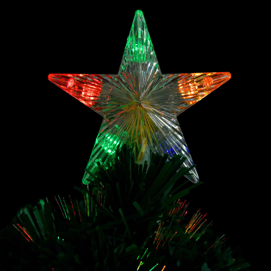 vidaXL Vorbeleuchteter Weihnachtsbaum mit Ständer und LED 64 cm Glasfaser