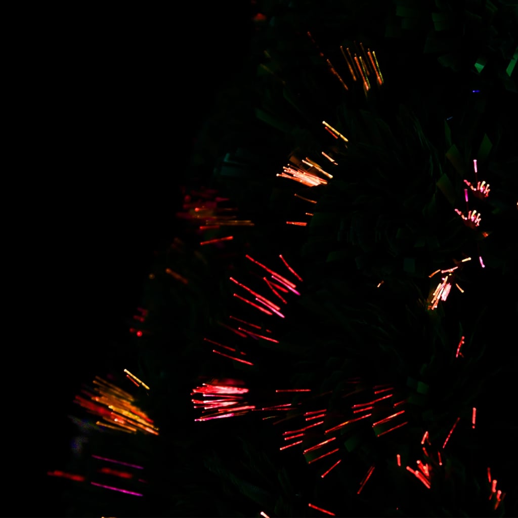 vidaXL Vorbeleuchteter Weihnachtsbaum mit Ständer und LED 64 cm Glasfaser