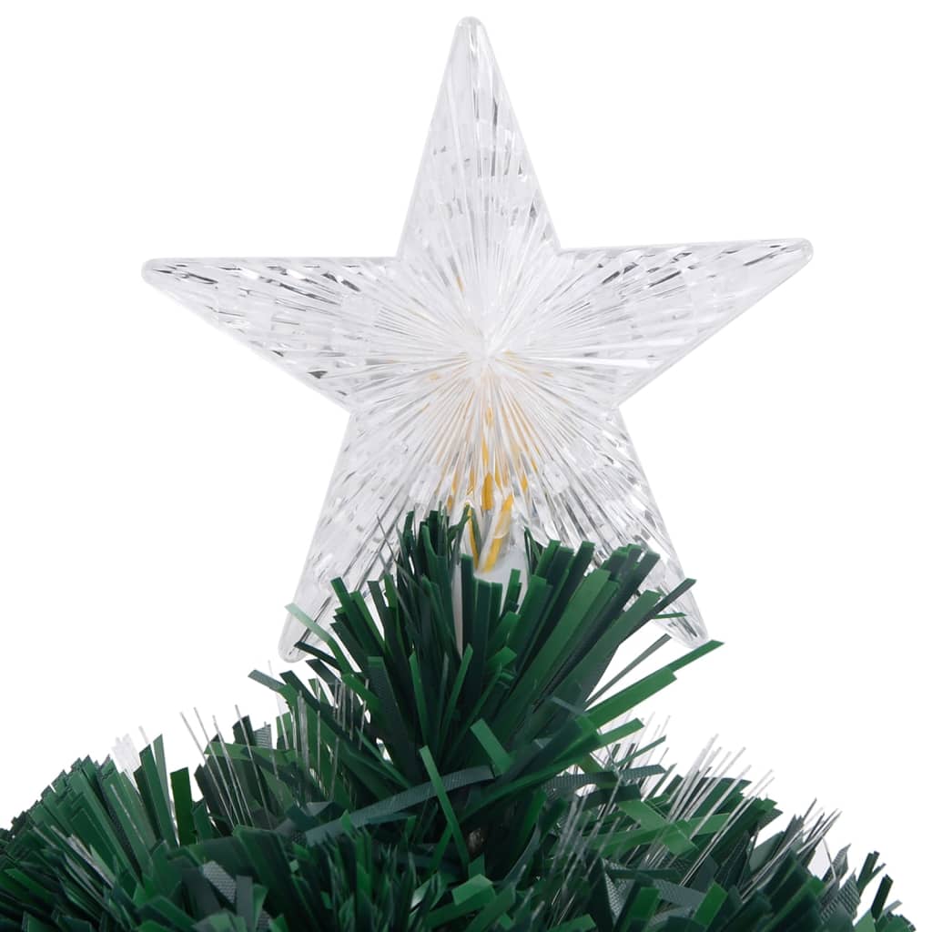 vidaXL Vorbeleuchteter Weihnachtsbaum mit Ständer und LED 64 cm Glasfaser