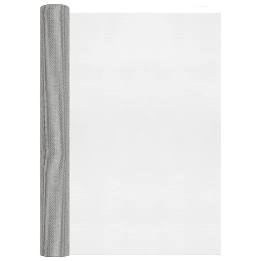 vidaXL Fliegengitter Edelstahl 60x500 cm Silbern