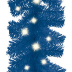 vidaXL Weihnachtsgirlande mit LED-Lichtern 20 m Blau