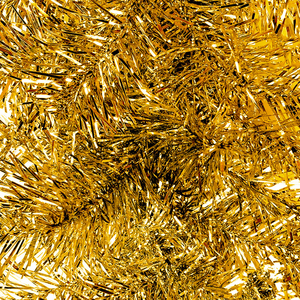 vidaXL Weihnachtsgirlande mit LED 5 m Golden