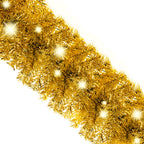 vidaXL Weihnachtsgirlande mit LED 5 m Golden