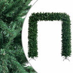 vidaXL Weihnachtsgirlande Grün 240 cm