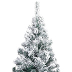 vidaXL Künstlicher Weihnachtsbaum Beschneit Grün 300 cm PVC
