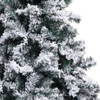 vidaXL Künstlicher Weihnachtsbaum Beschneit Grün 300 cm PVC