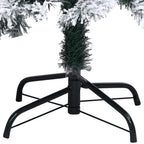 vidaXL Künstlicher Weihnachtsbaum Beschneit Grün 300 cm PVC