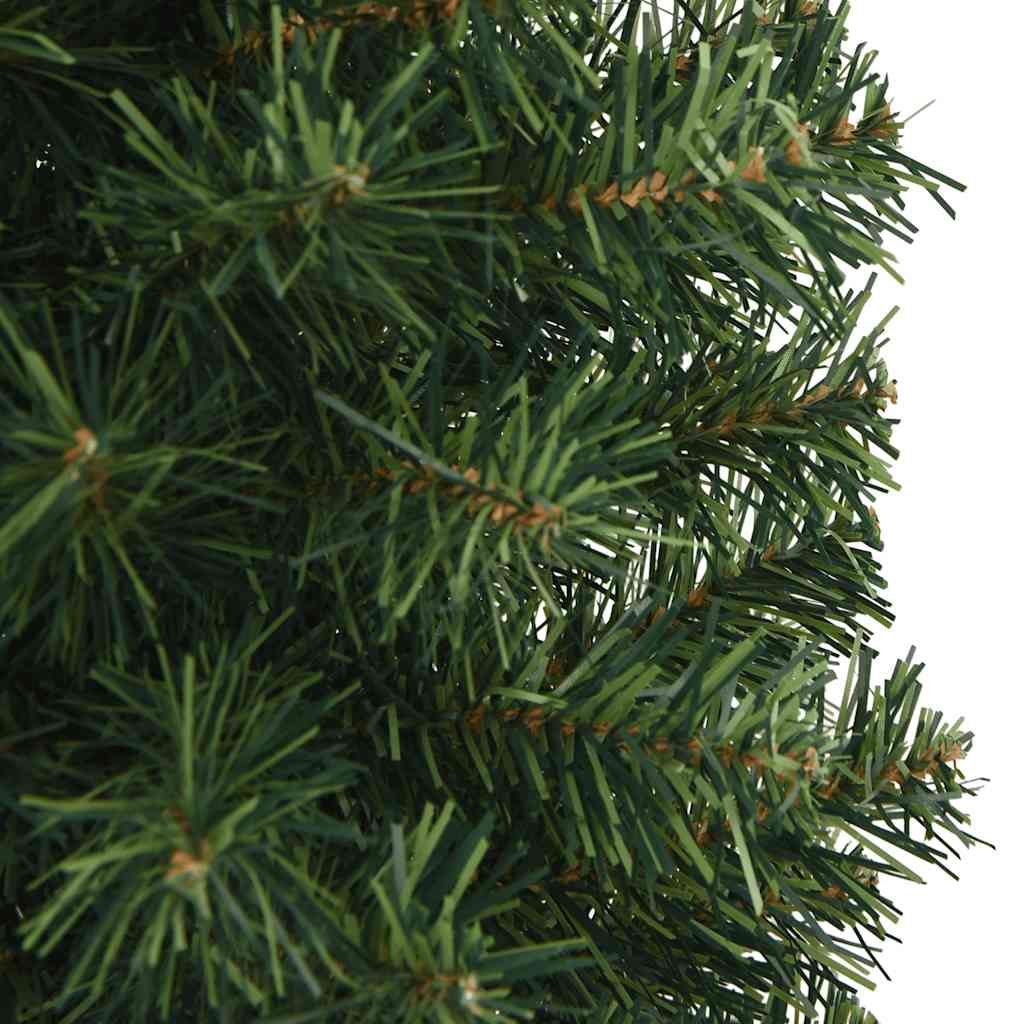 vidaXL Künstlicher Weihnachtsbaum Schlank mit Ständer Grün 120 cm PVC