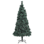 vidaXL Künstlicher Weihnachtsbaum mit Ständer Grün 120 cm PET