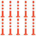 vidaXL Absperrpfosten 10 Stk. 75 cm PE