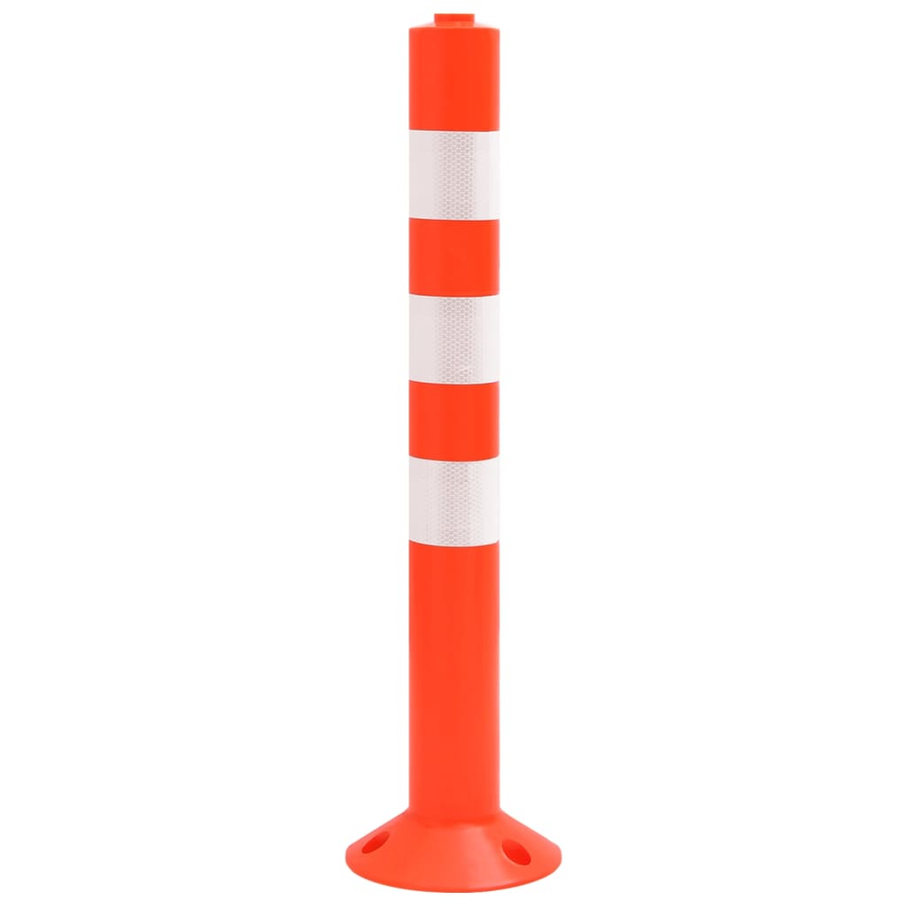 vidaXL Absperrpfosten 10 Stk. mit Kette 75 cm PE