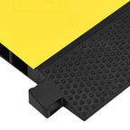 vidaXL Kabelbrücke 5 Kanäle Gummi 90 cm