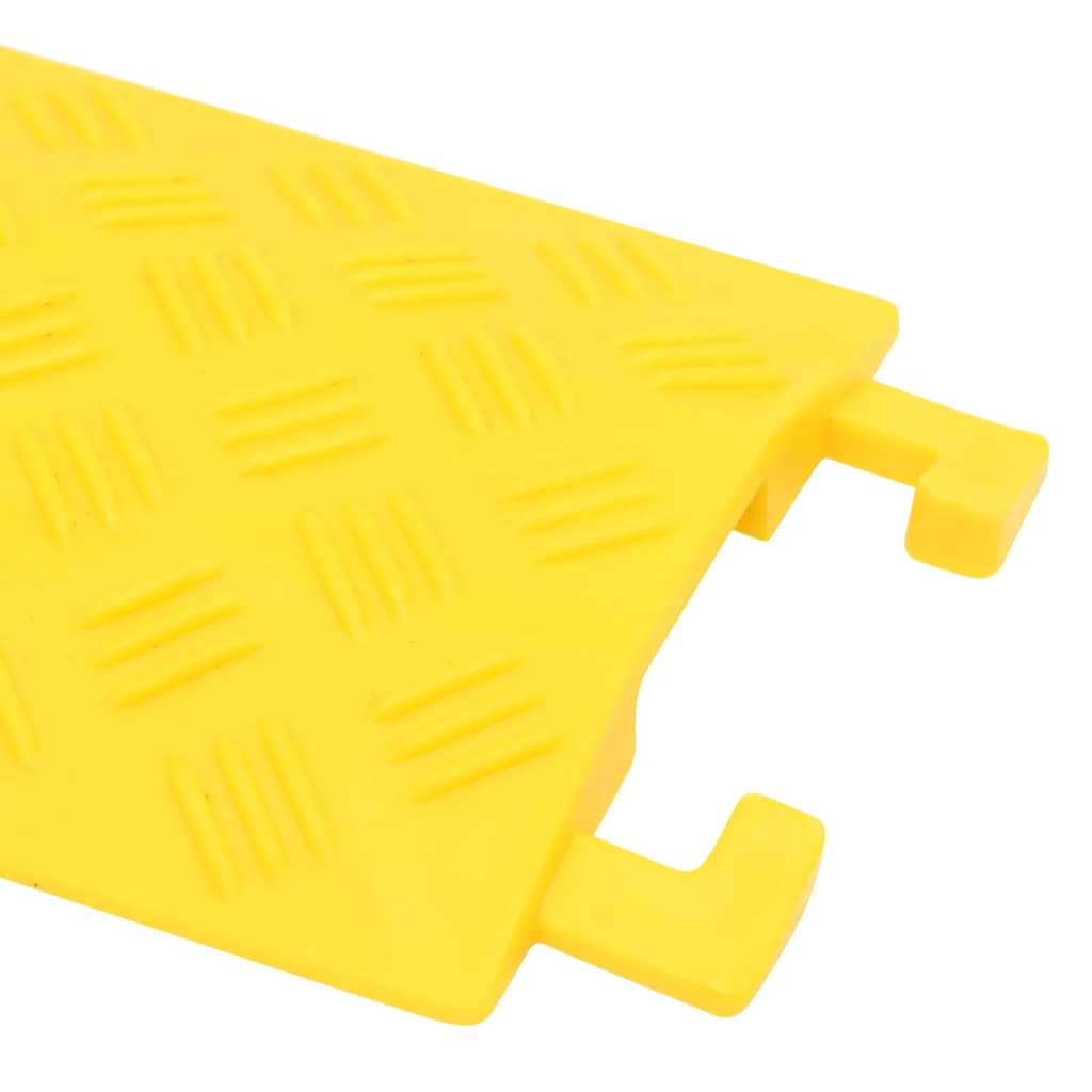 vidaXL Kabelbrücken 4 Stk. 98,5 cm Gelb