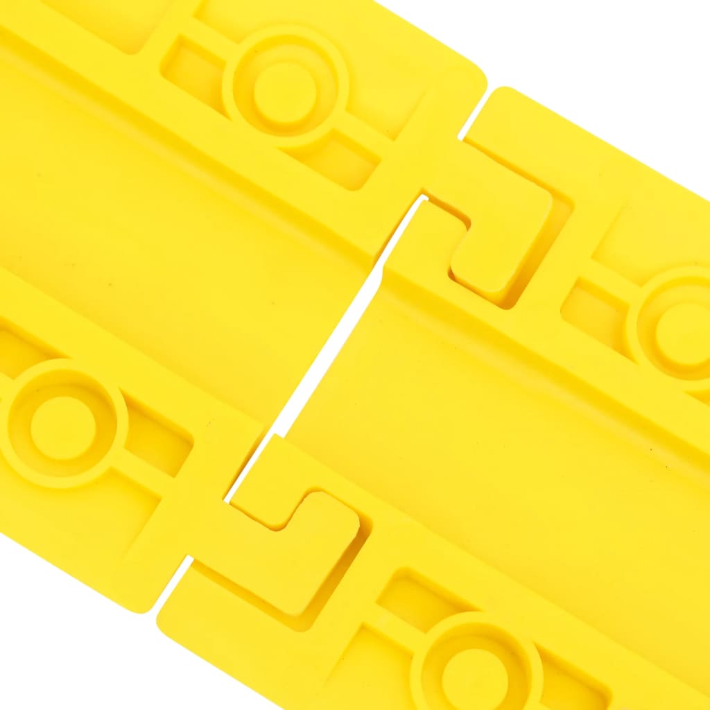 vidaXL Kabelbrücken 4 Stk. 98,5 cm Gelb